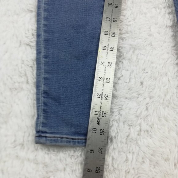 American‎ Eagle Womens Jeans Jeggings Blue Denim Light Wash Super Stretch 0 - Picture 9 of 13